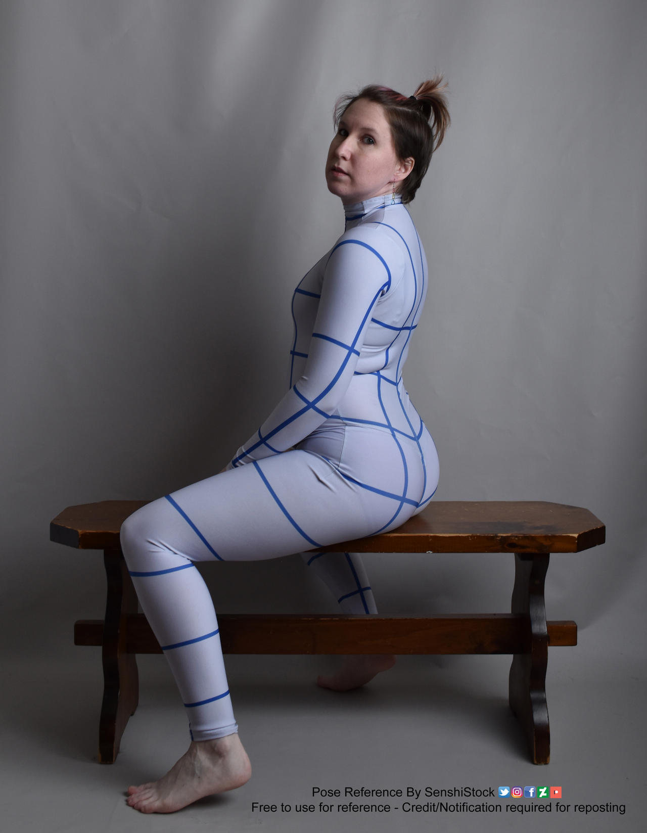 A pose a day:&nbsp; Seated Pose Profile Looking Back