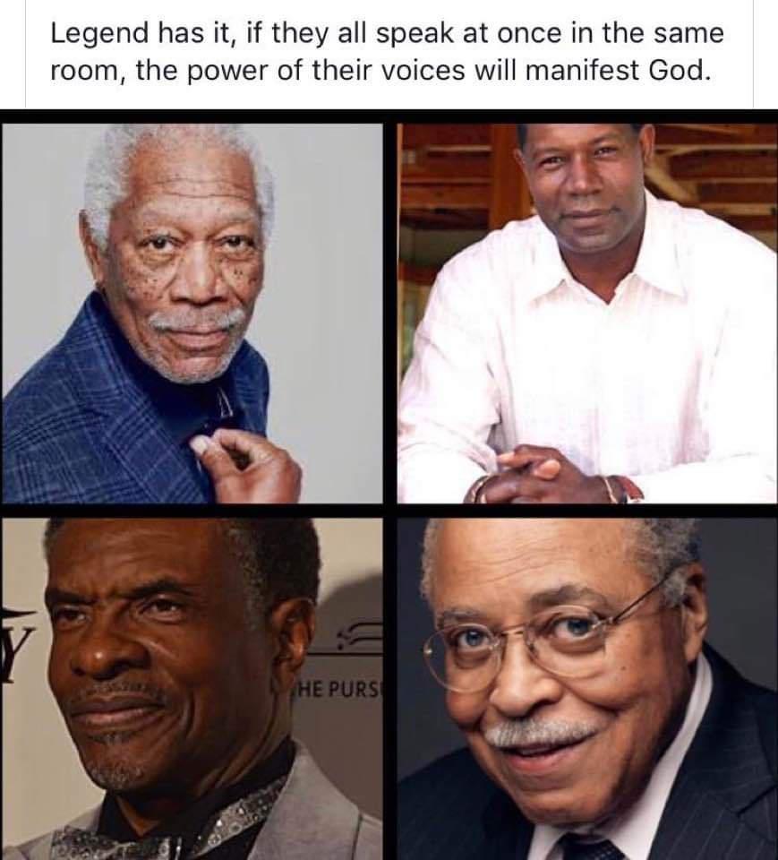 Imagine the Acapella group. Imagine the bassline!