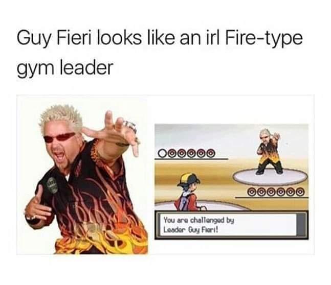 The gym leader of Flavortown
