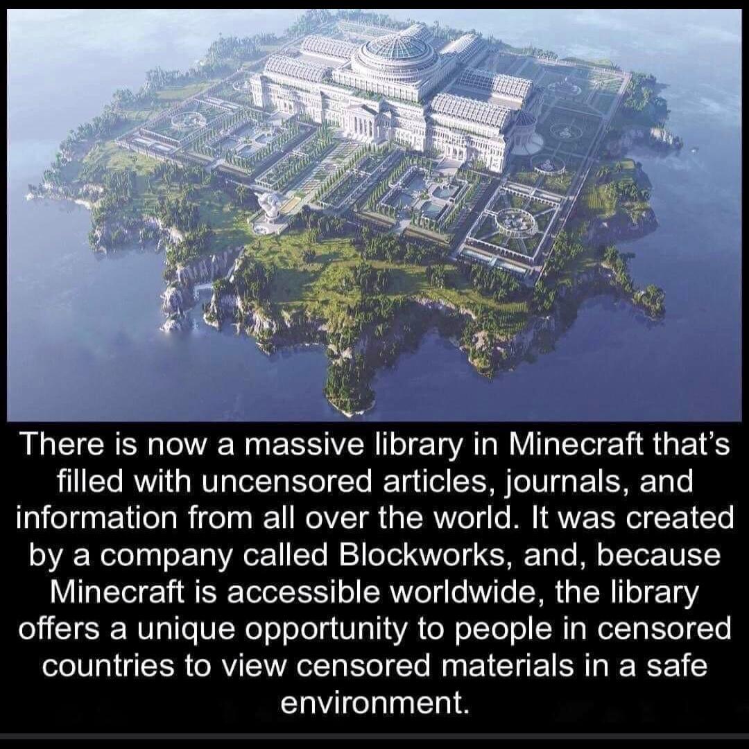 The Uncensored Library which can be accessed by anybody