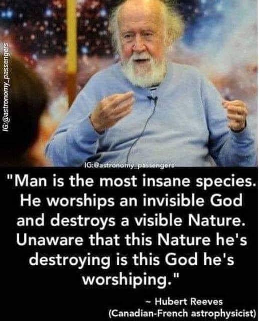 &ldquo;Worships an invisible god and destroys a visible nature&rdquo;