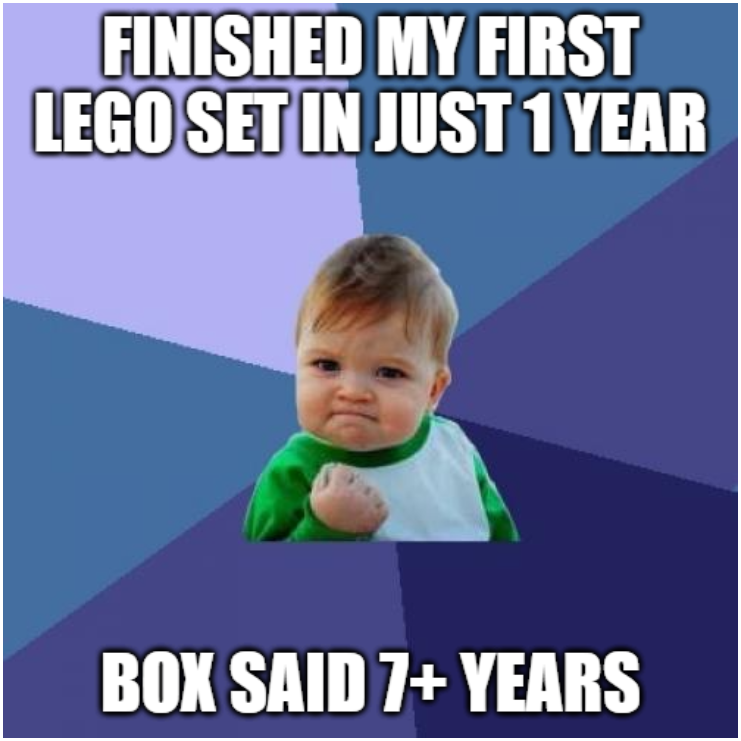 Sometimes you just have to be proud of yourself