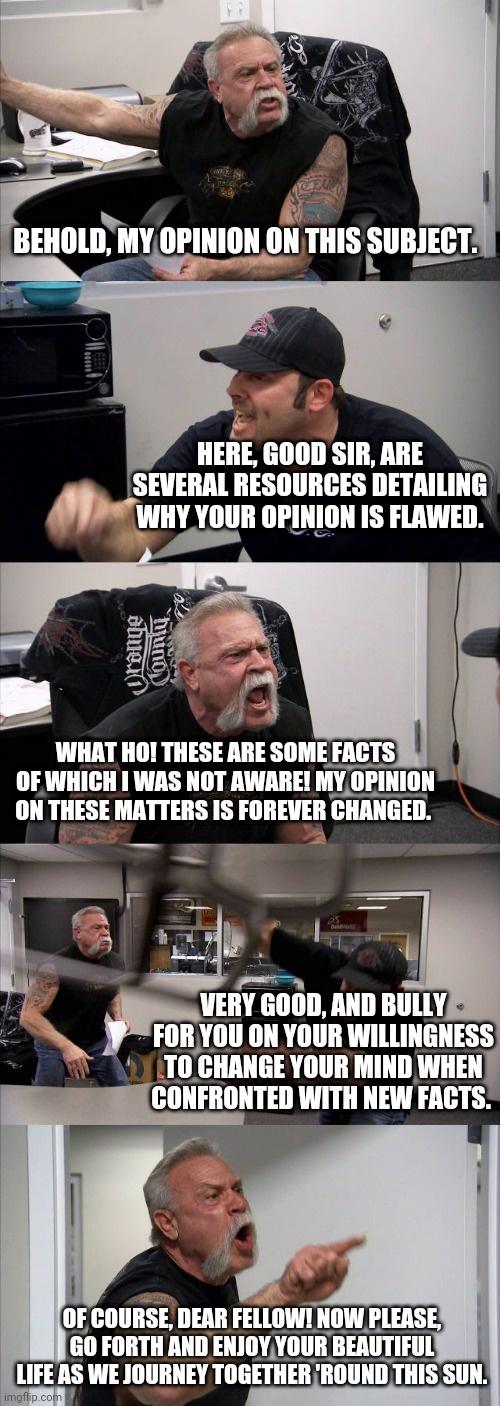 What arguments on the internet be like