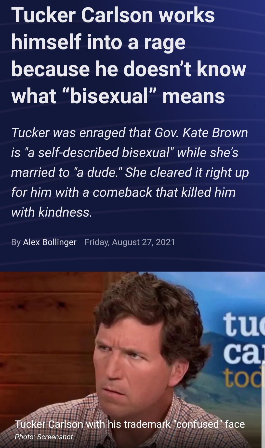 Tucker is a little confused.