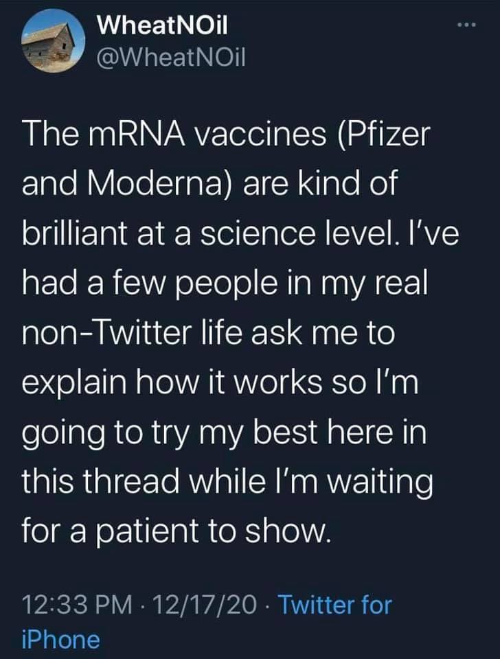 How the CoViD m-RNA vaccine works