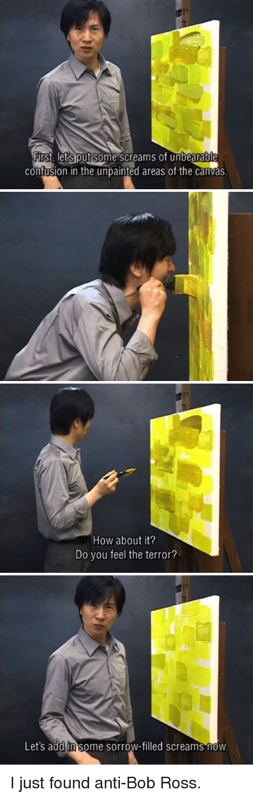 His painting doesn&rsquo;t look that dark though?