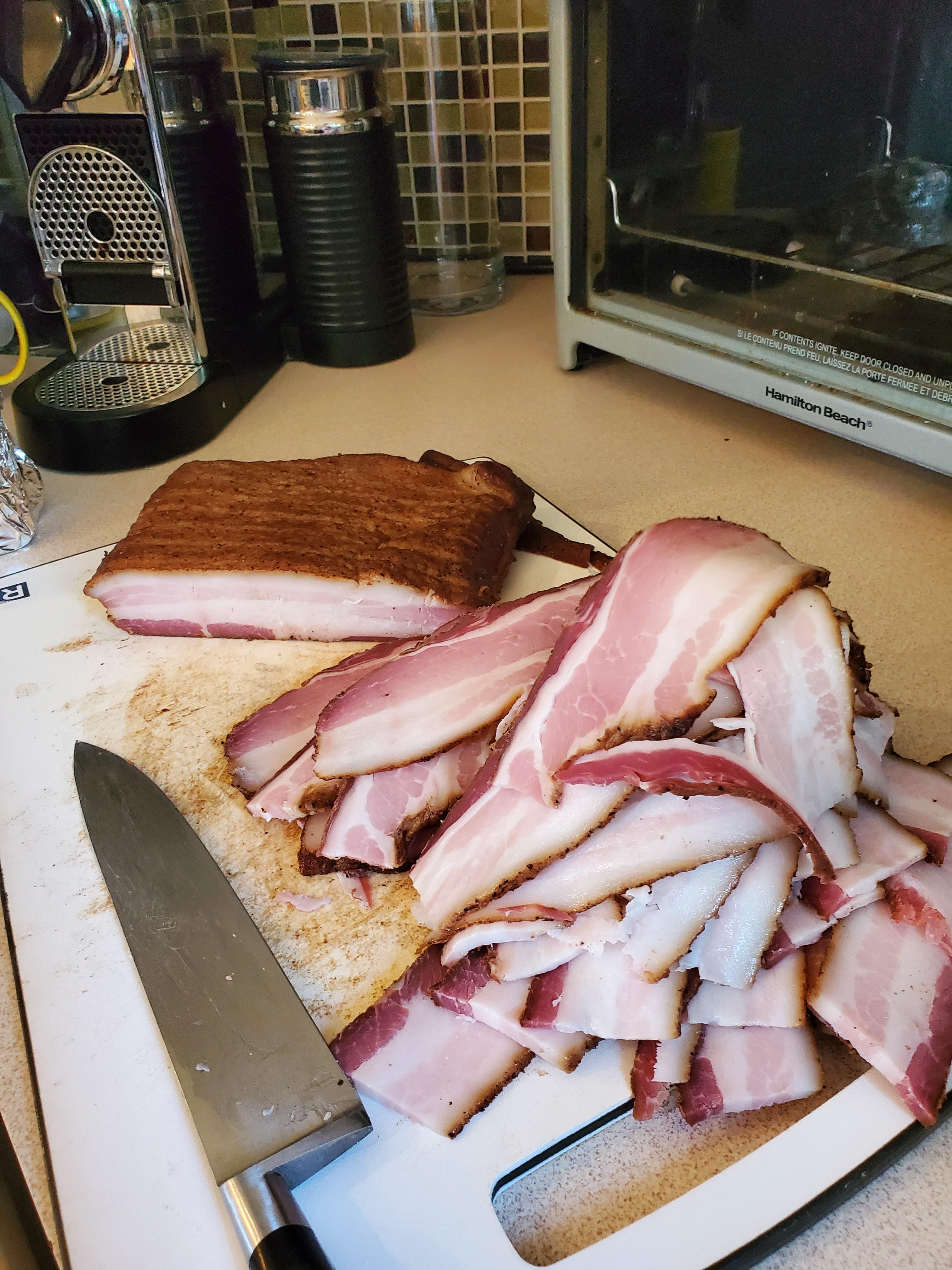 So i made bacon...