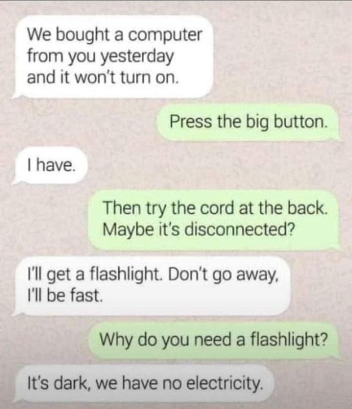 Daily dose of tech support