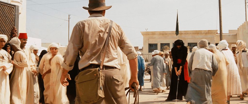Indiana Jones Gun Scene Upvote + Downvote + Mehvote