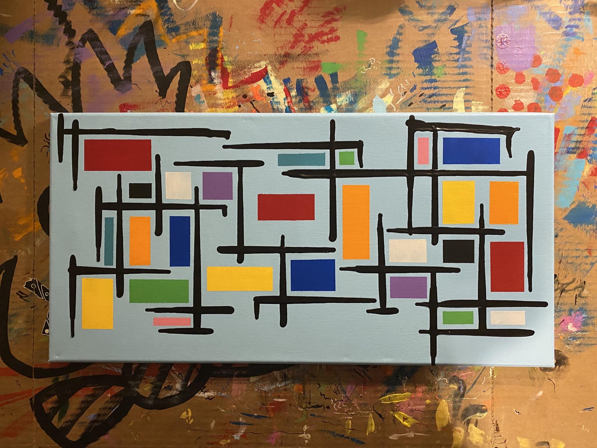 A story, a dump and some paint on canvases