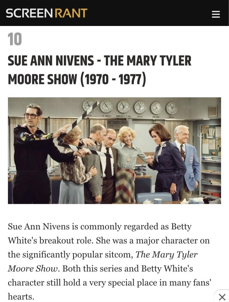 127 days until Betty White is 100. Her 10 most iconic roles.