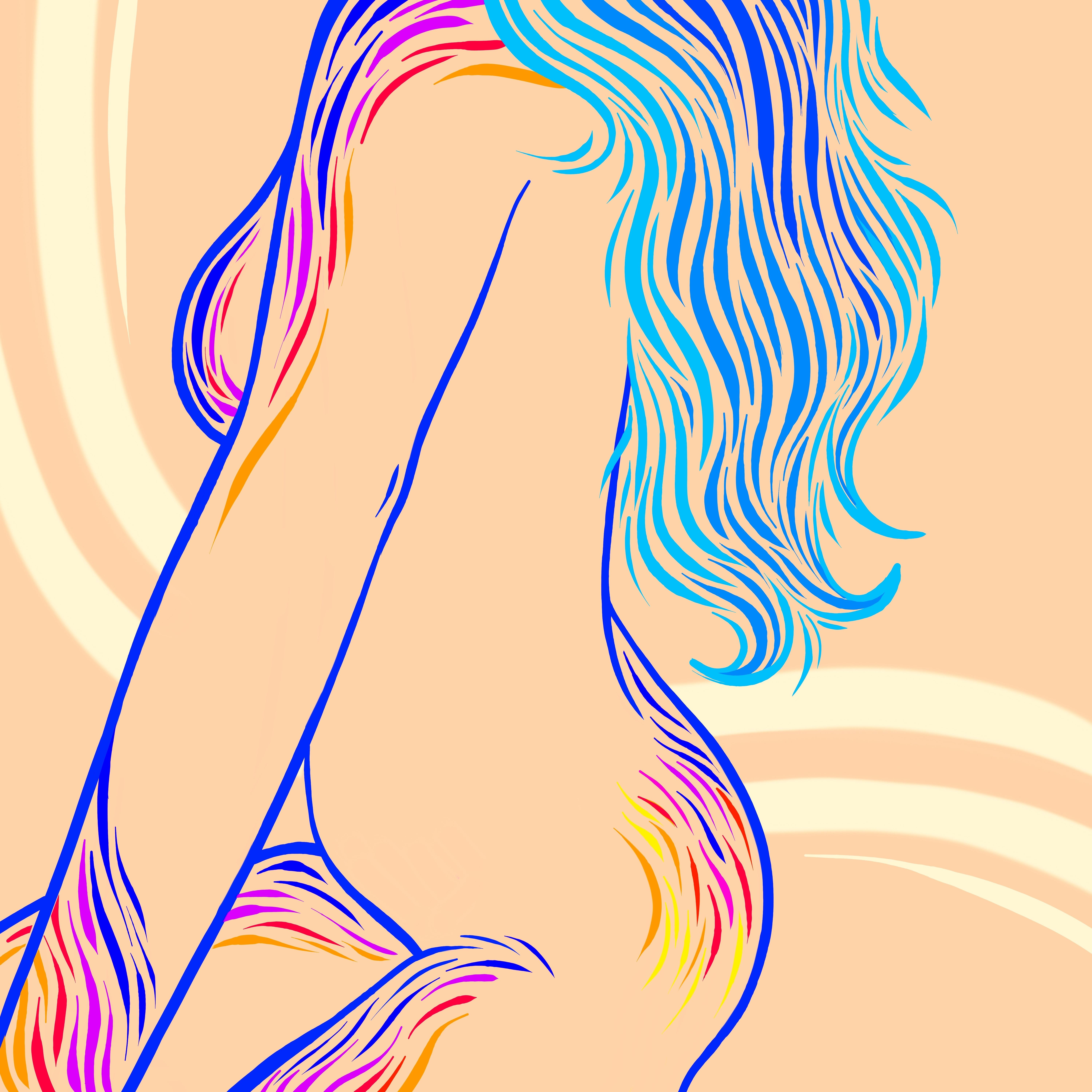 I drew a lady today!