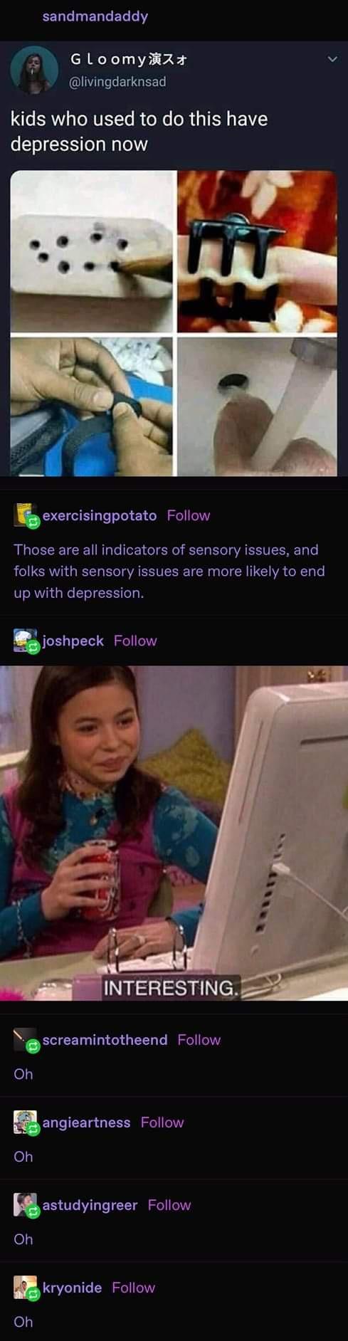 Huh, well that makes sense