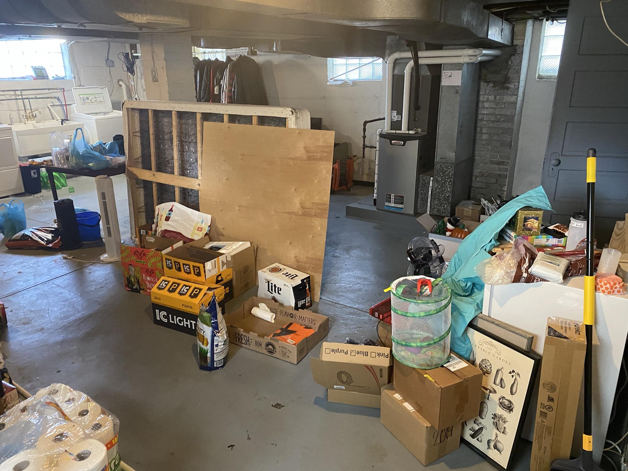 Basement Deep Clean due to Covid Quarantine