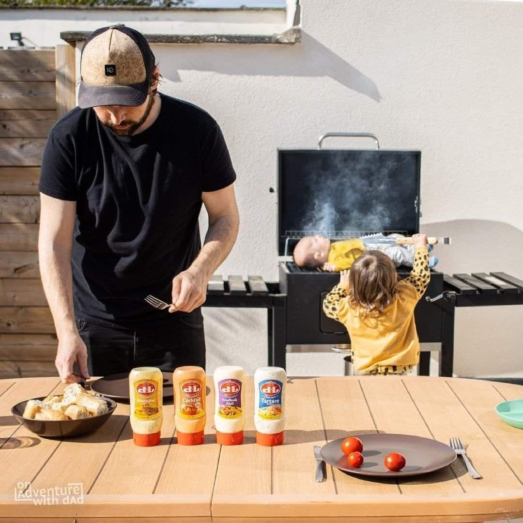 When mom asks if the kids are ok, This dad sends her photoshopped images.