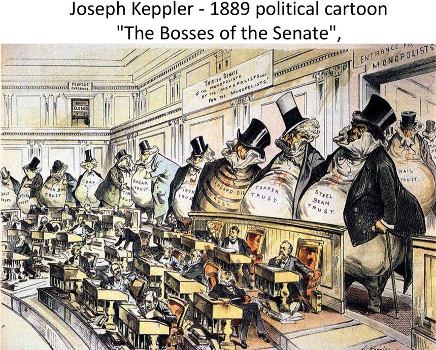 "Bosses of the Senate" 1889