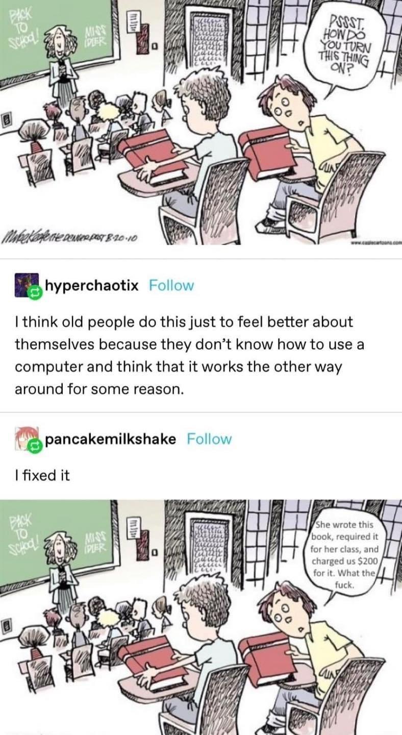 Tape the old&rsquo;s mouths shut. Use staples as necessary.