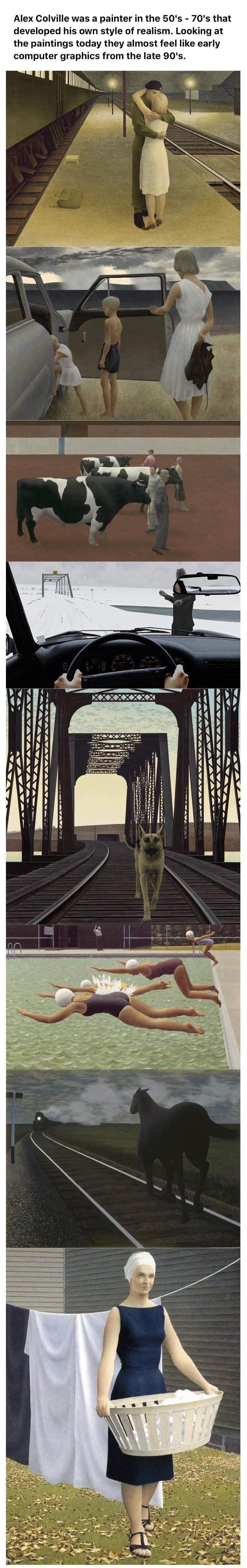 &ldquo;Colville&rsquo;s art is underpinned by his quest for order from apparent disorder,&rdquo;&nbsp;