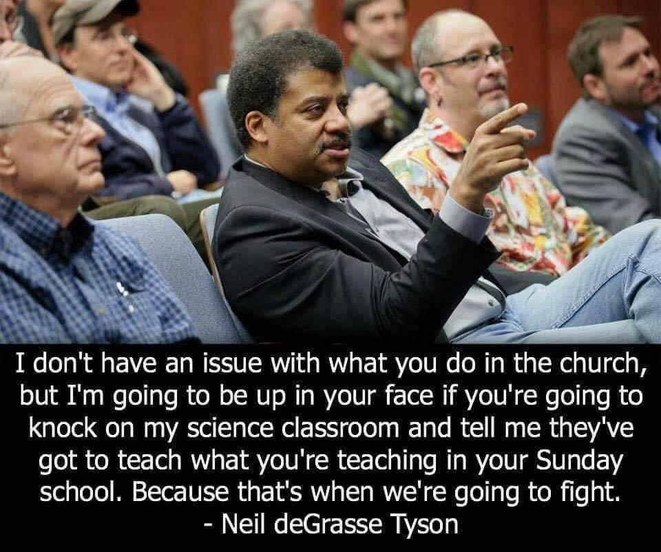 Education based on Science not Religion.