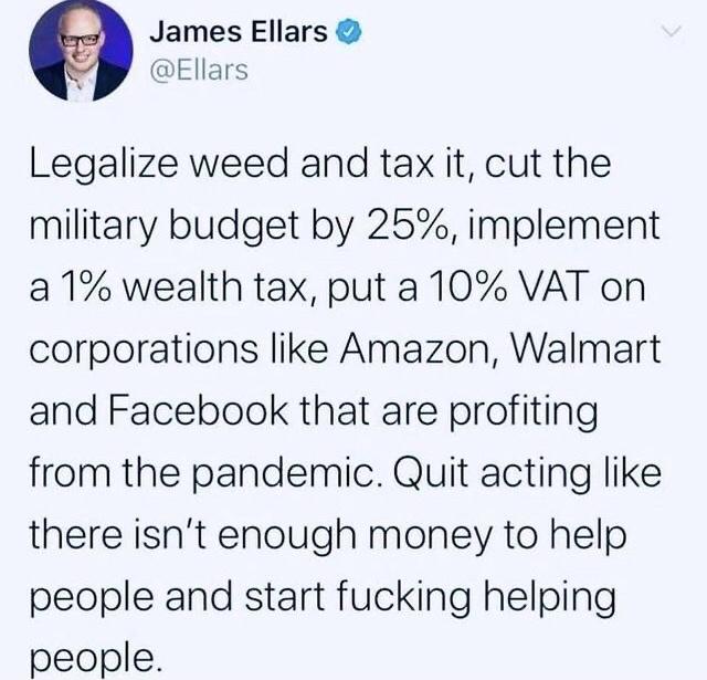 Cut military spending!