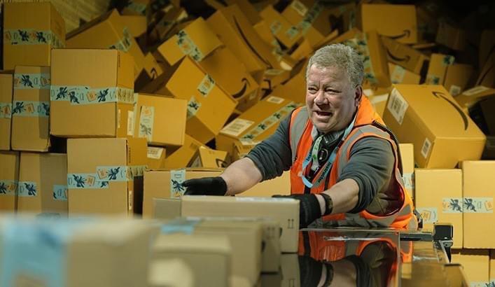 Shatner Sent To Work In Amazon Factory Until He Pays Back Cost Of Space Flight