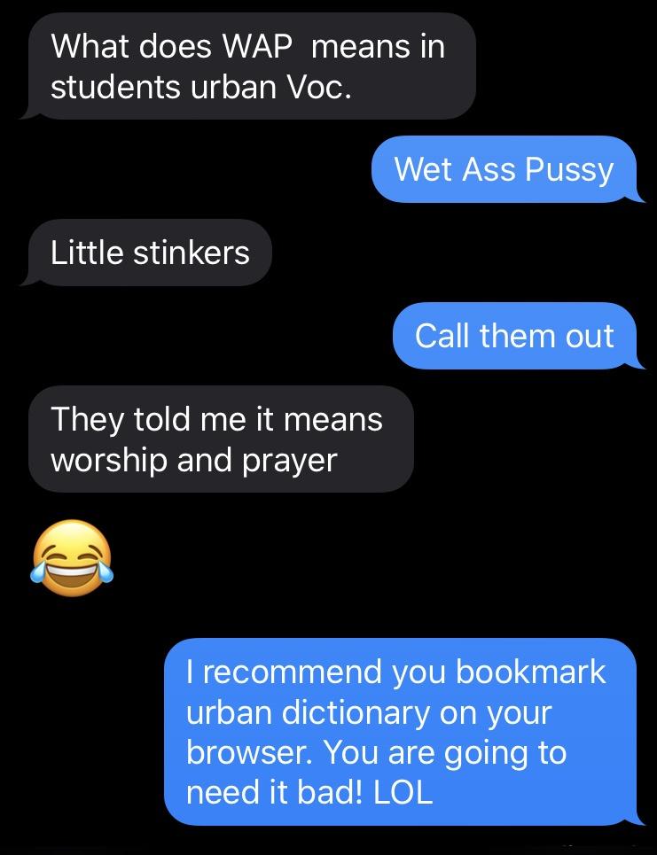 I mean, worship... I can see that