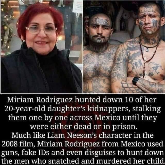 A real badass. Apparently she got shot sadly too.