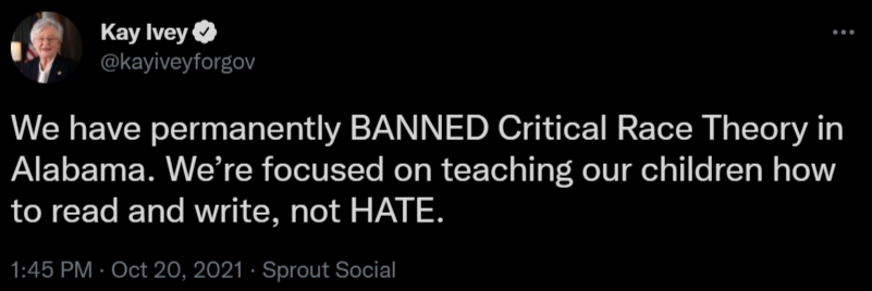 This is the governor of Alabama...&nbsp; The replies tho, lol....