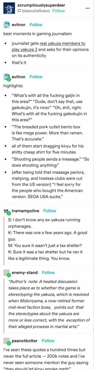 Best moment in gaming journalism