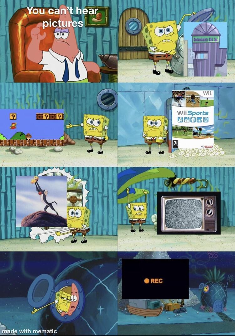 You can&rsquo;t hear pictures