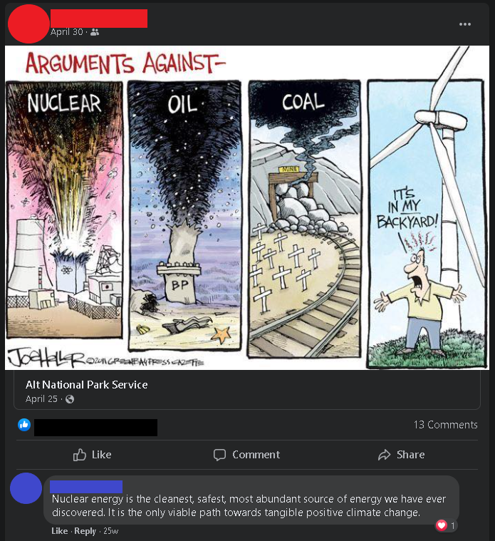 A nuclear energy conversation