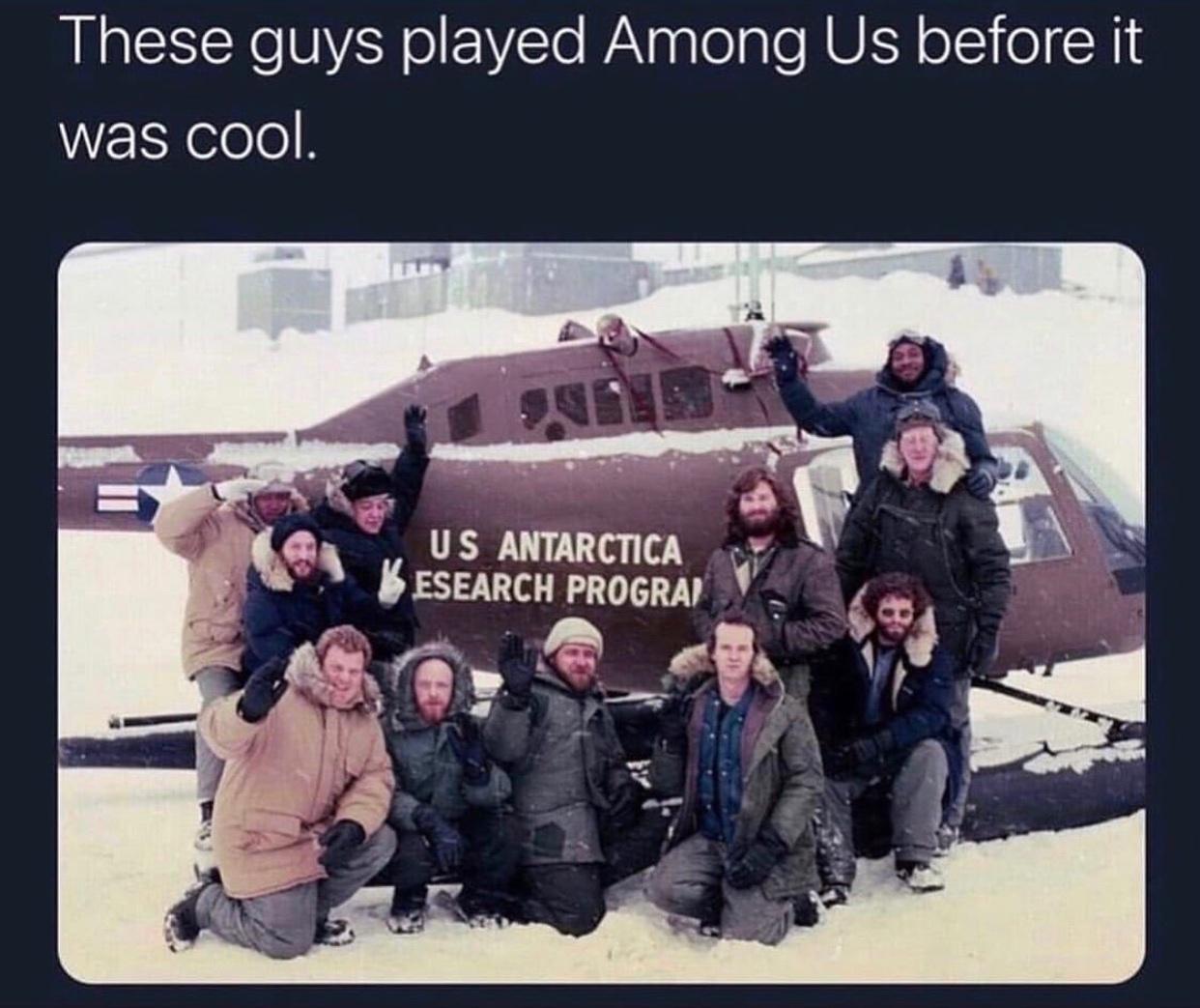 Among us/the thing meme .