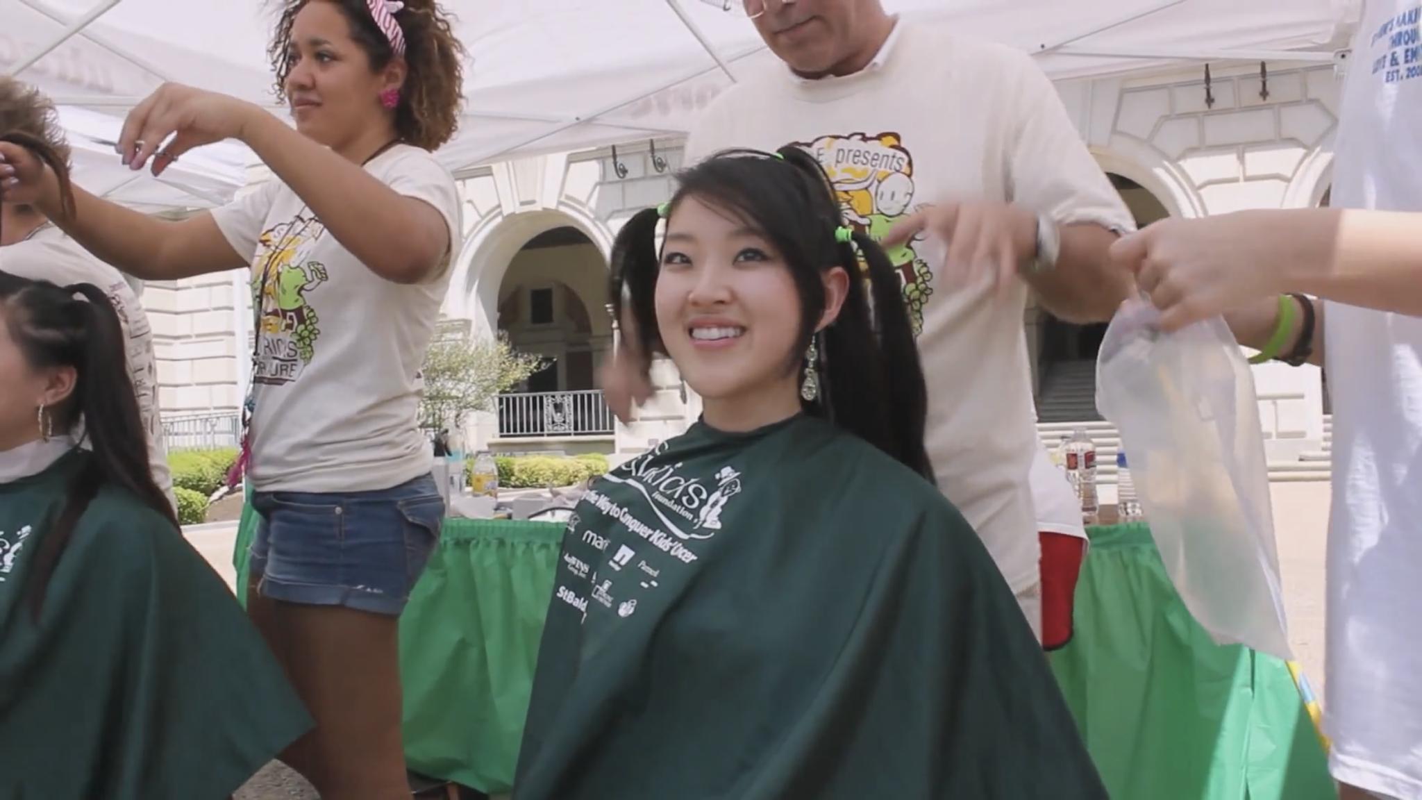 First time shaving my head for st.baldricks
