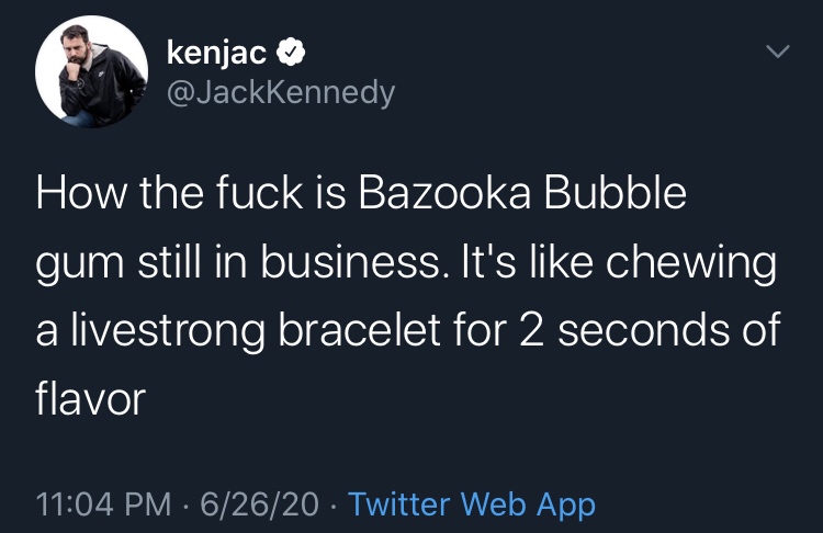 The Bazooka Joe comic strip, of course