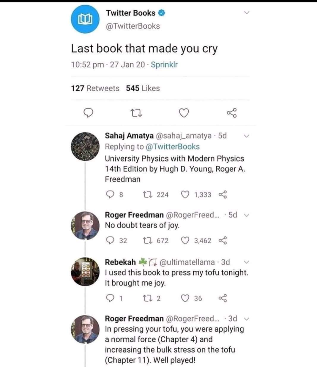 Dr. Freedman wins the round.