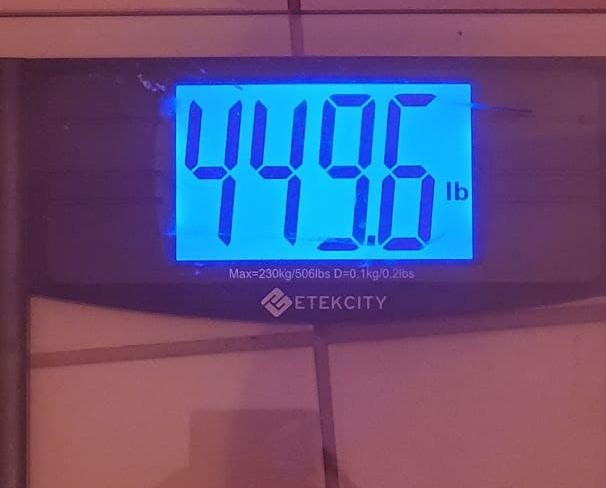 Never thought I'd get back down to this point. I'm finally making progress.