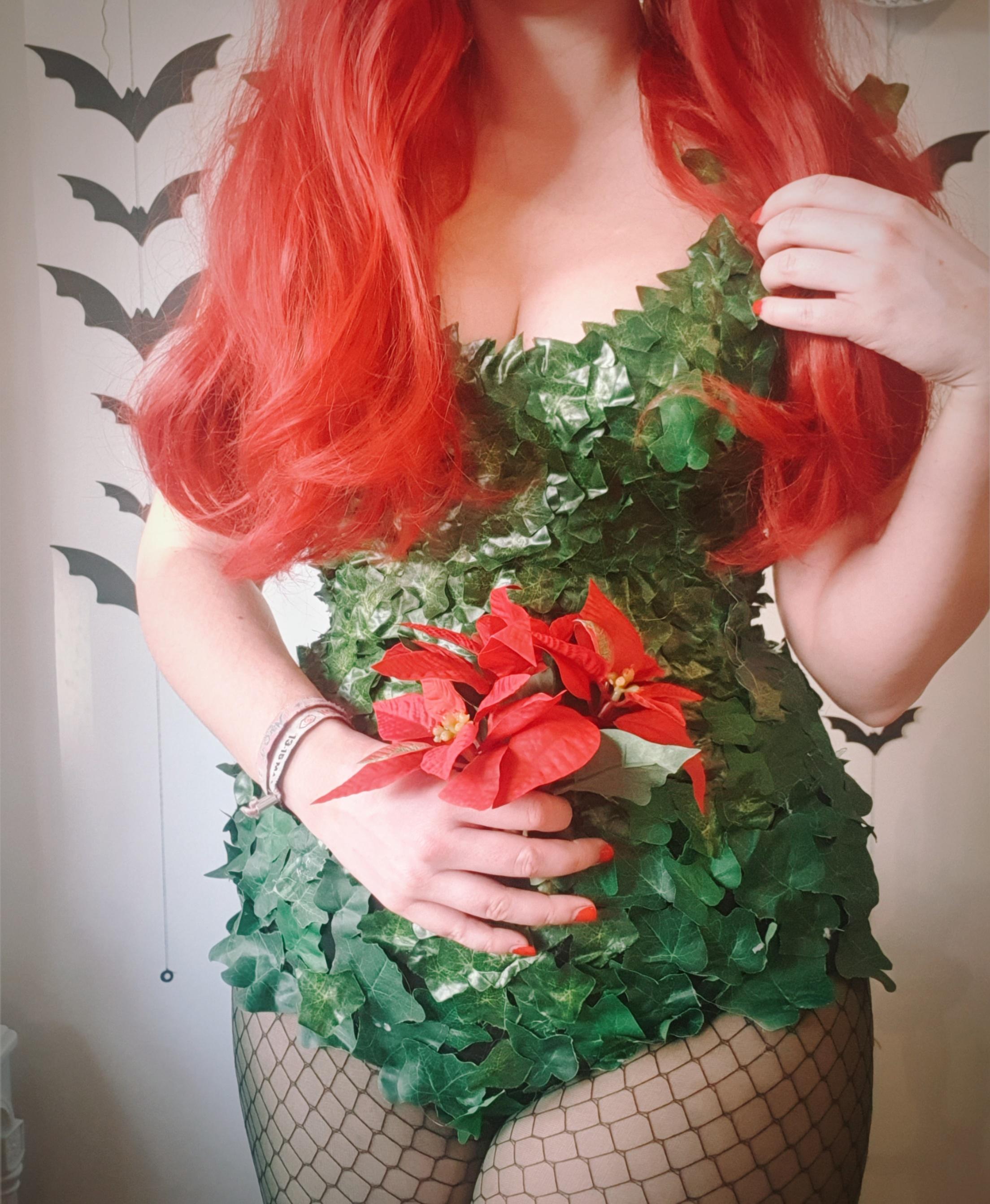 My poison ivy costume for Halloween