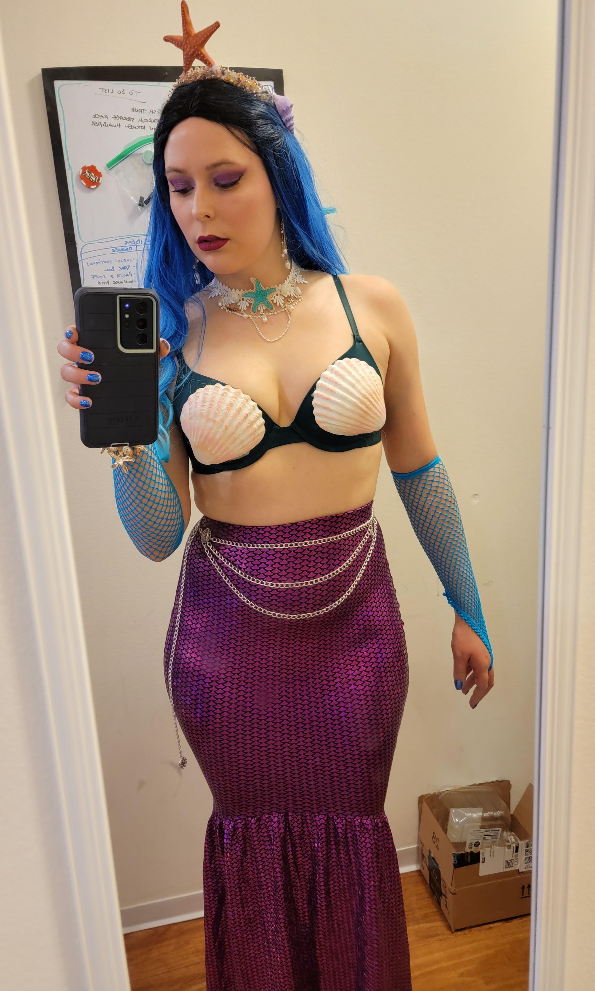 Not a special character or anything, but I've always wanted to go as a mermaid and finally did it!