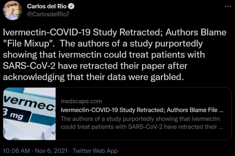 Well, looks like the COVID grifters will have to move on to their next scam cure...