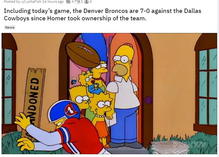 Awww ... the Denver Broncos!