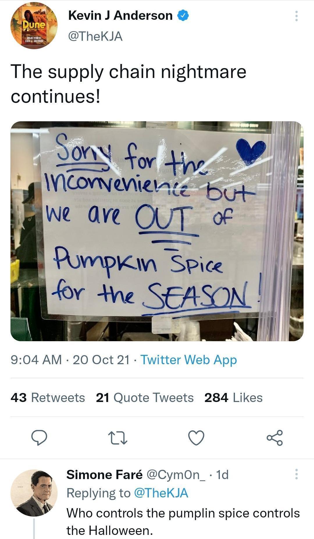 Karentastrophe in the making