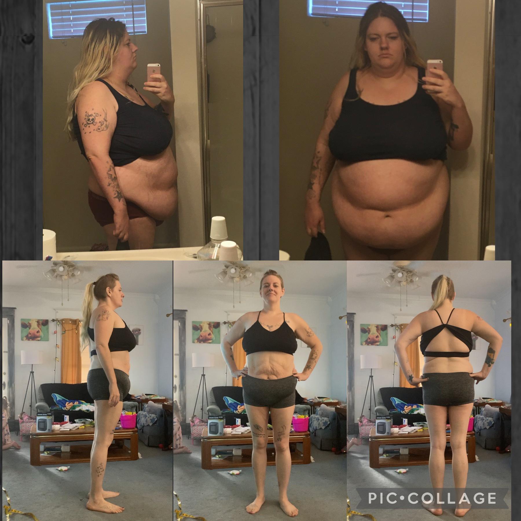 Well, that's one year! 320-180lbs.