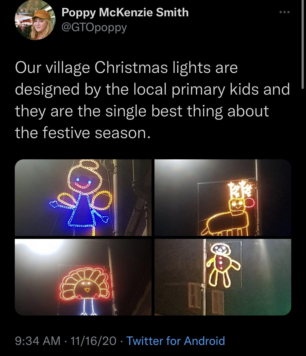 Christmas decorations designed by the kids