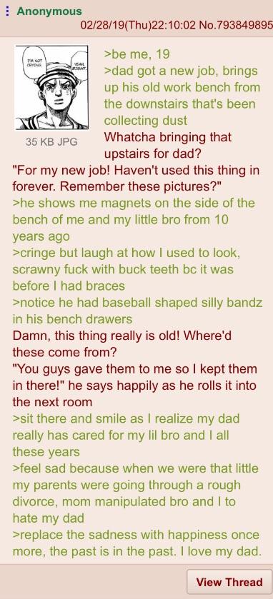 Anon loves his dad