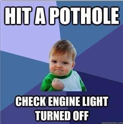 Things are finally looking up.