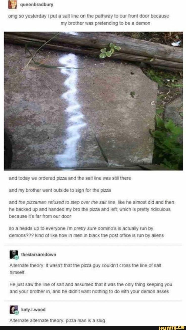 Y ST omg so yesterday I put a salt line on the pathway to our front door.