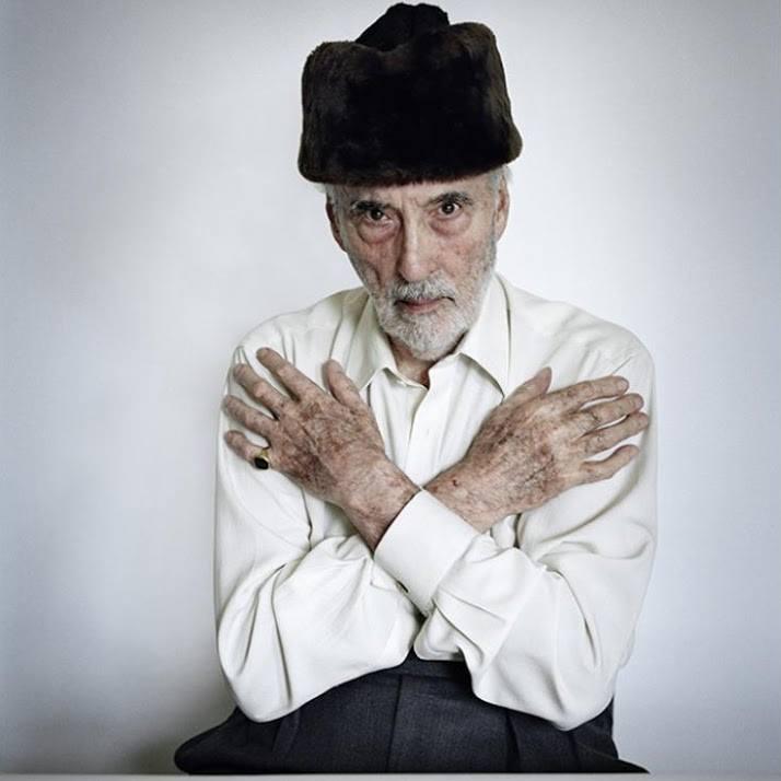 Christopher Lee in 2013. One of his last photo sessions.
