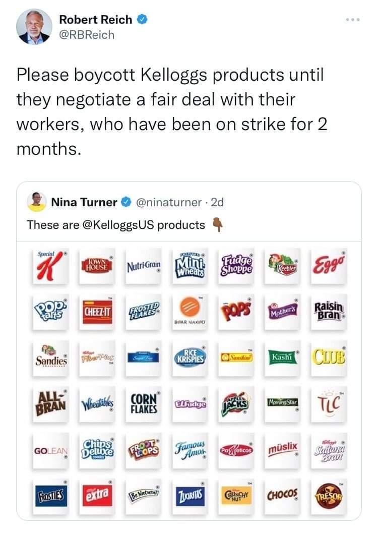 Kellogg strike is still ongoing