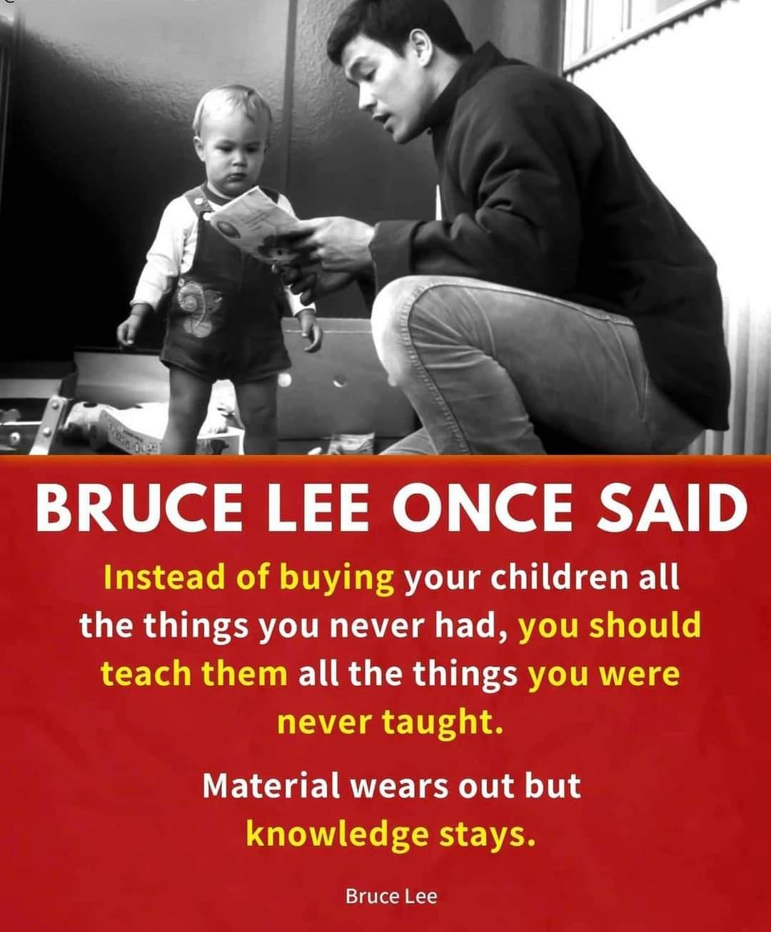 Words from a wise man.