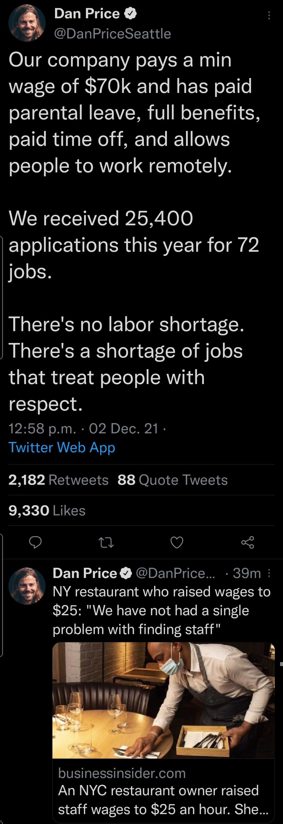 It'S a LaBoR sHorTaGe!!!1!
